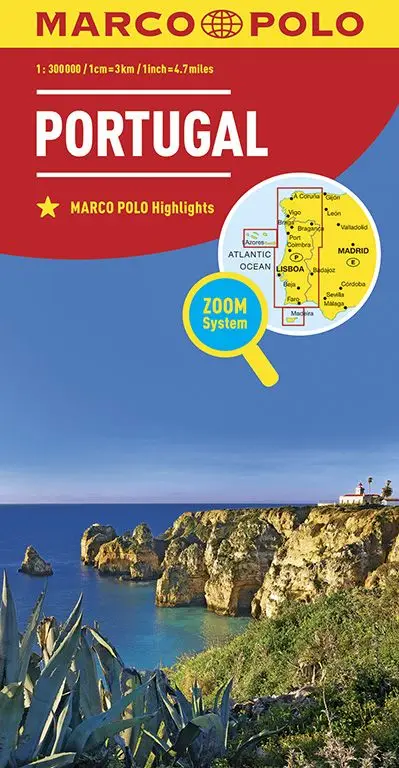 Marco Polo Wegenkaart Portugal