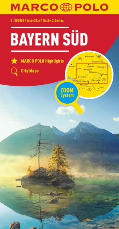 Marco Polo Wegenkaart 13 Beieren Zuid