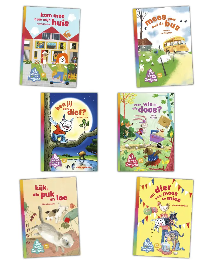 Pakket ik leer lezen met Zwijsen AVI Start (6 titels)