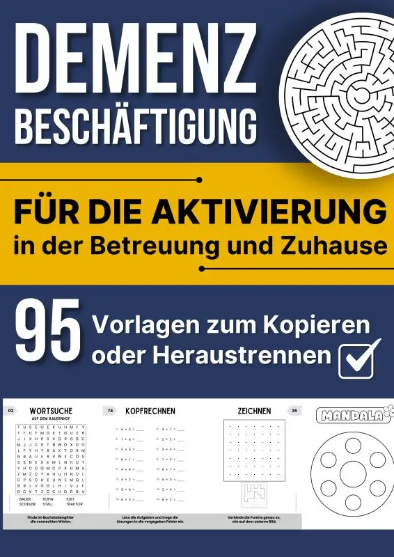 Demenz Beschäftigung