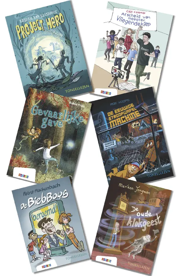 Pakket 2 Toneellezen groep 8 (6 titels)