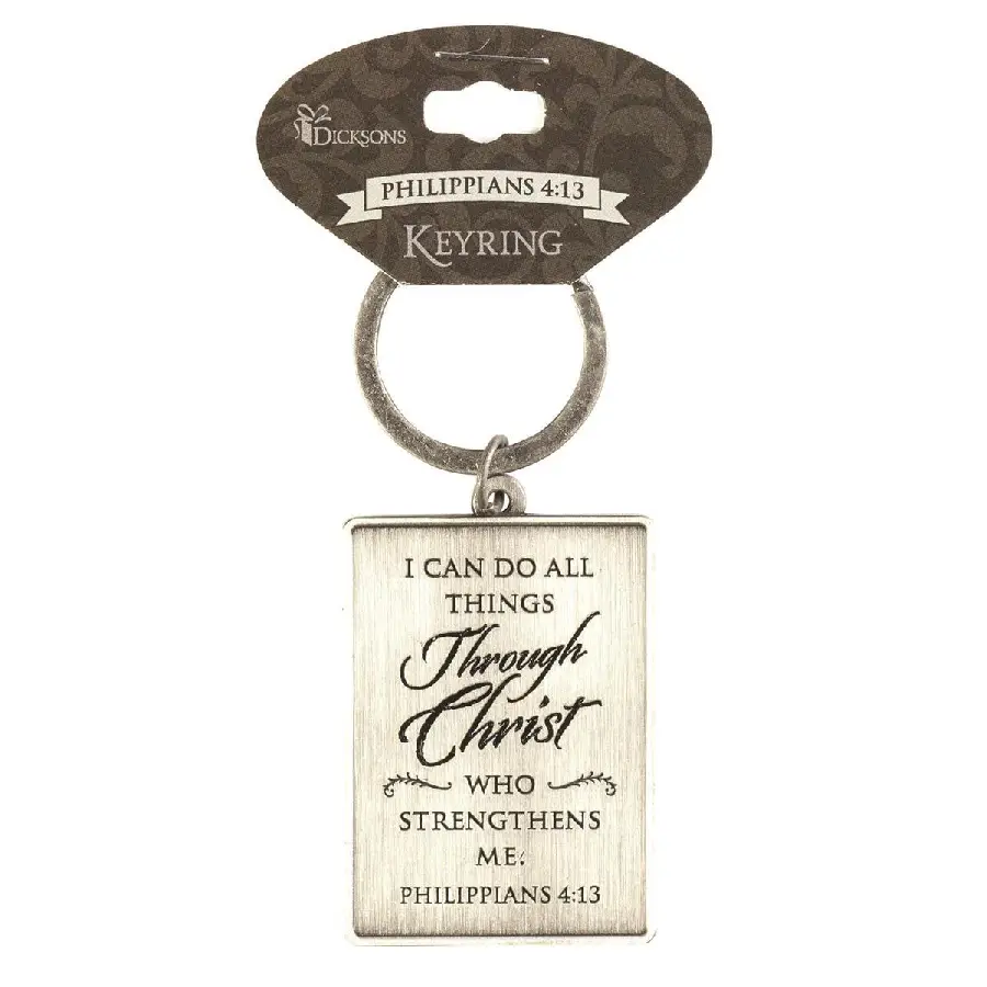Metal Keyring I can do all things