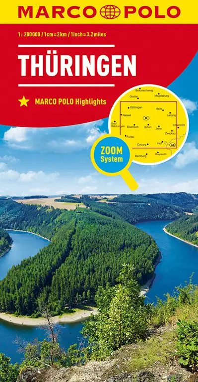Marco Polo Wegenkaart 07 Thüringen