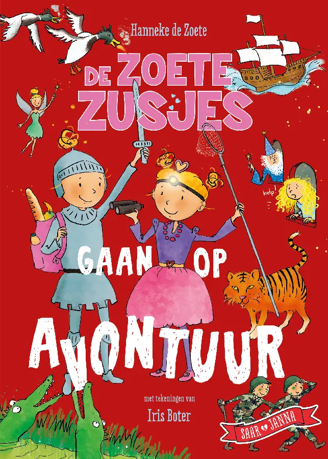 Zoete zusjes gaan op avontuur