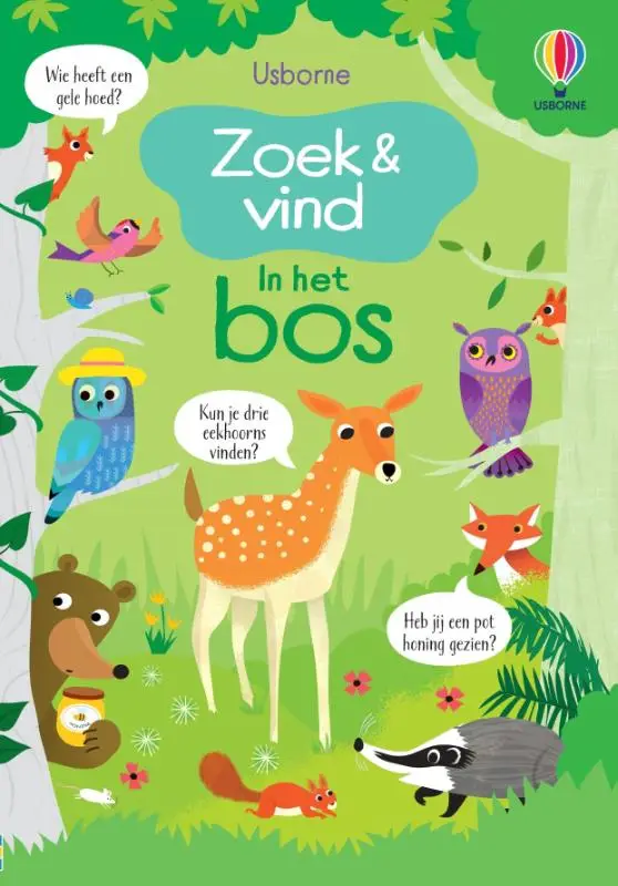 In het bos