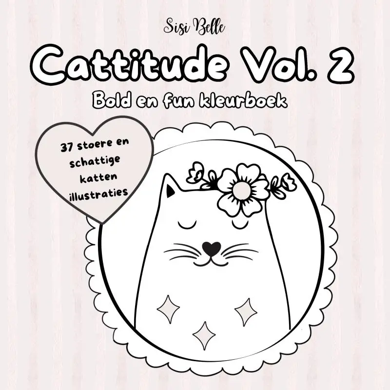 Cattitude Vol. 2 kleurboek