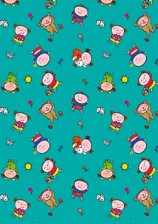 Cadeaupapier Karel en Kaatje (boekhandels)