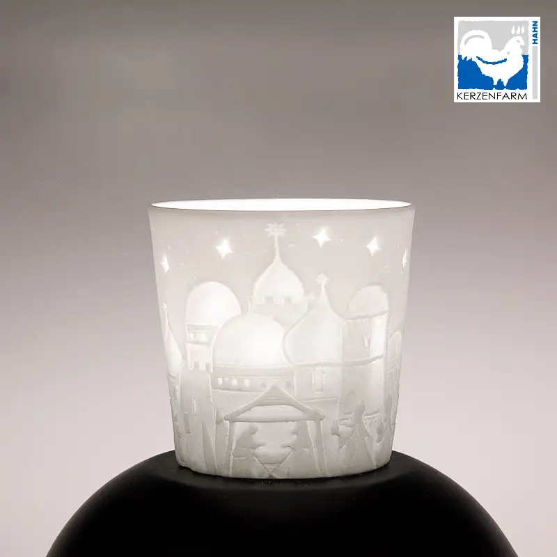 Porcelain candleholder Bethlehem