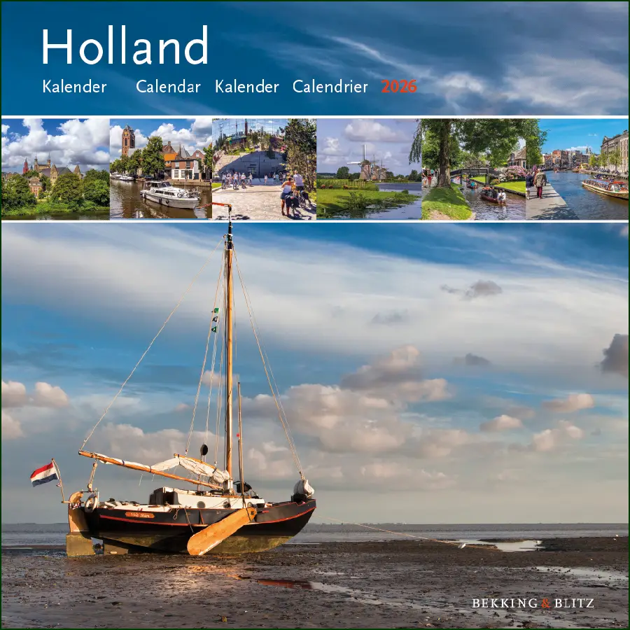Holland mini maandkalender 2026