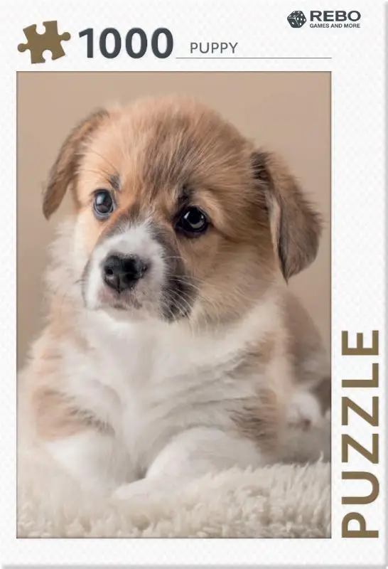 Rebo legpuzzel 1000 stukjes - Puppy