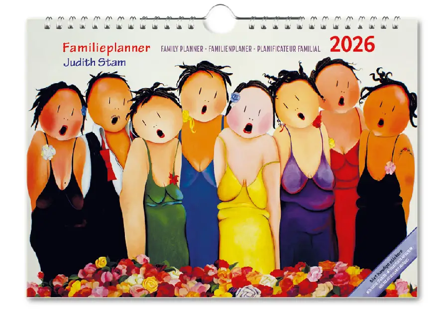 Judith Stam familie planner 2026