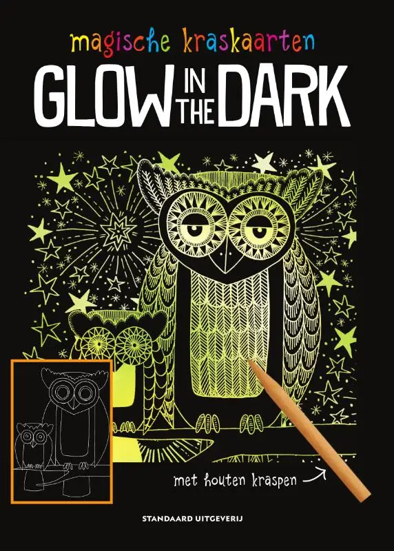 Magische kraskaarten Glow in the dark
