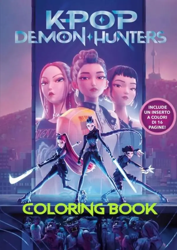 KPop Demon Hunters Coloring Book