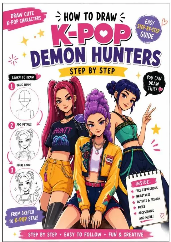 How To Draw K-pop Demon Hunters