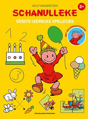 Schanulleke eerste leerrijke spelletjes met beloningsstickers 3+