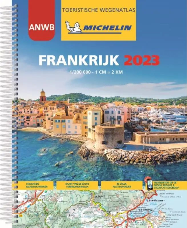 Michelin Atlas Frankrijk ANWB 2023