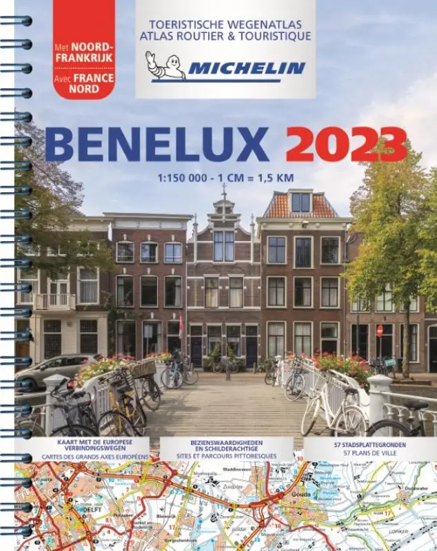 Michelin Wegenatlas Benelux 2023
