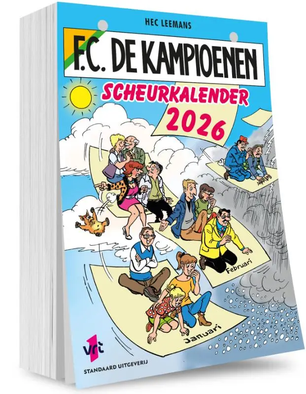 F.C. De Kampioenen scheurkalender 2026