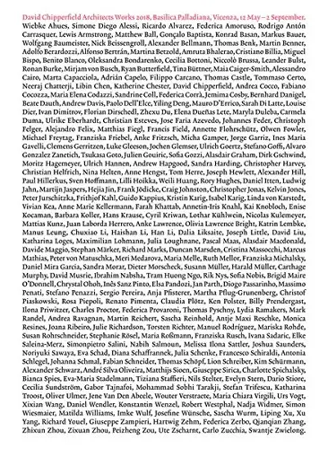 David Chipperfield Architects Works 2018