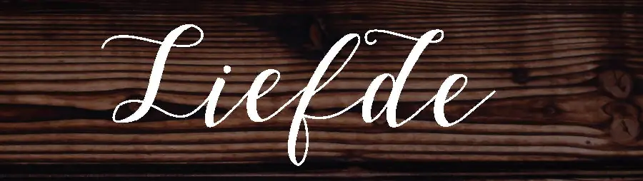 Liefde - 15 x 4 x 1,3 cm