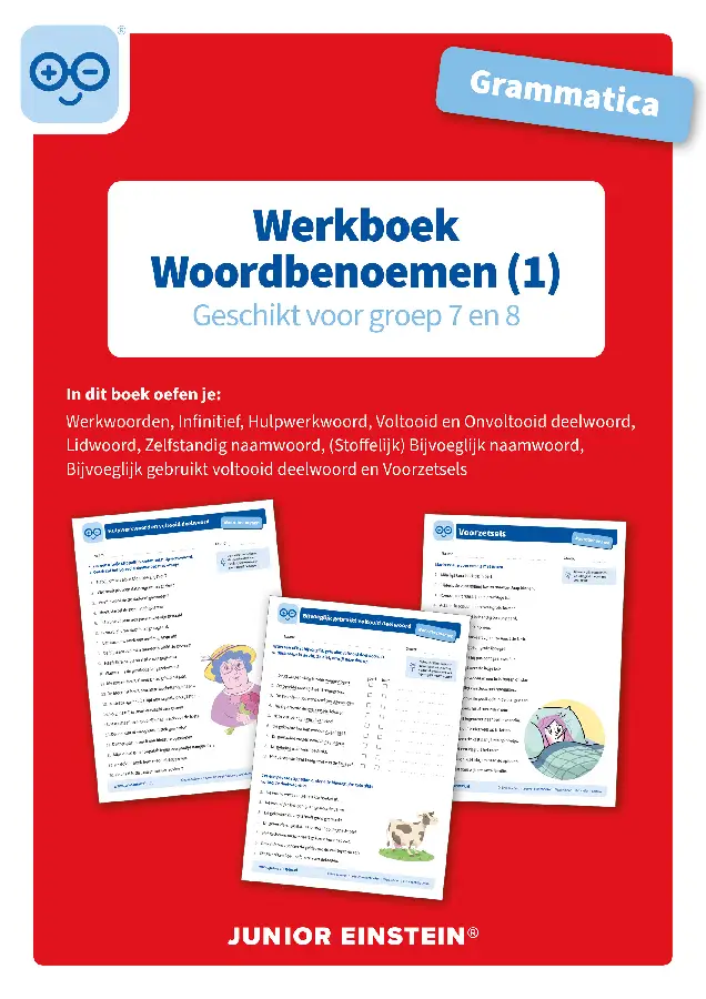Geschikt voor groep 7 en 8 / Grammatica Woordbenoemen 1 / Werkboek