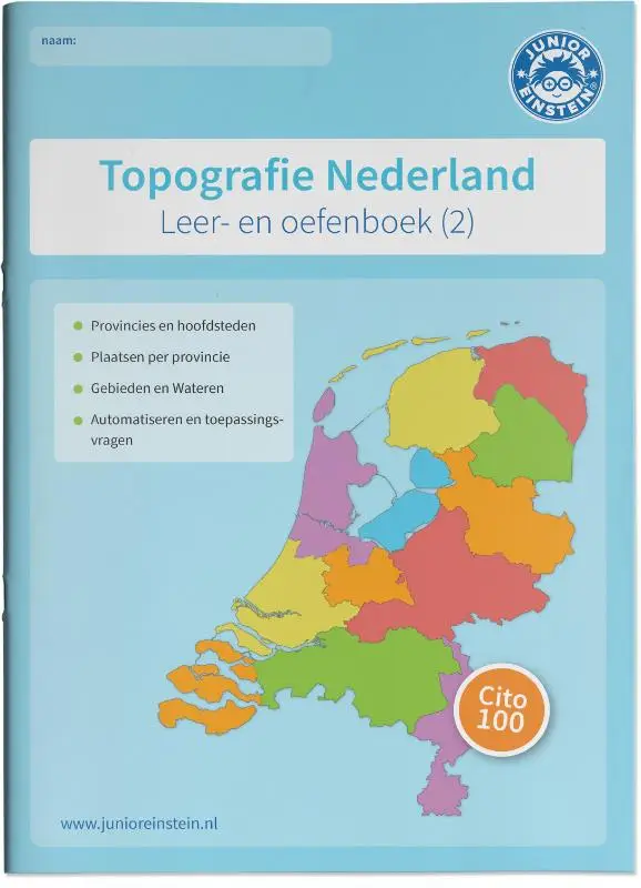 Topografie Nederland