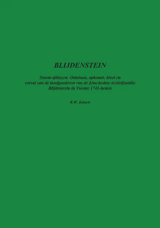 BLIJDENSTEIN Stoom afblazen