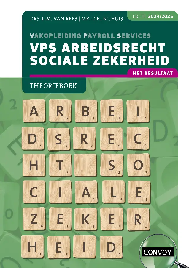 2024/2025 / VPS Arbeidsrecht Sociale Zekerheid / Theorieboek