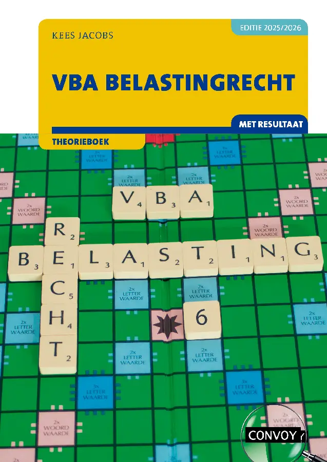 2025/2026 / VBA Belastingrecht met resultaat / Theorieboek