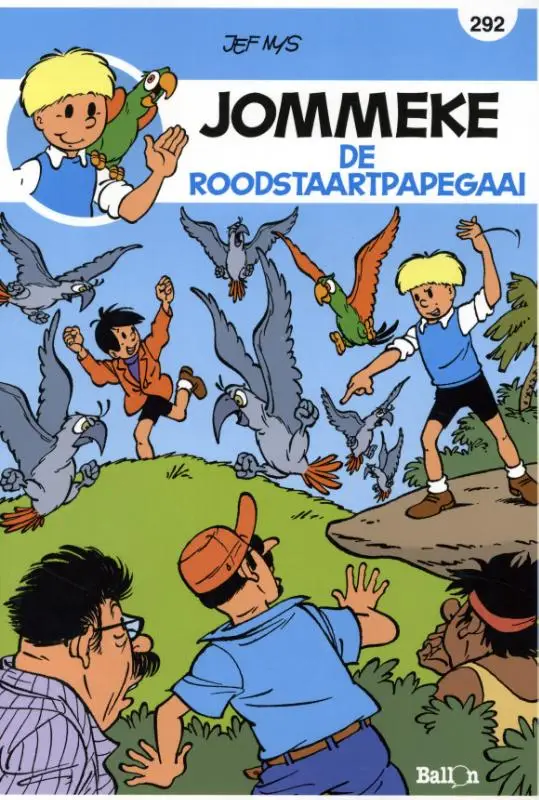 De roodstaartpapegaai