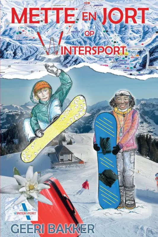 Mette en Jort op wintersport