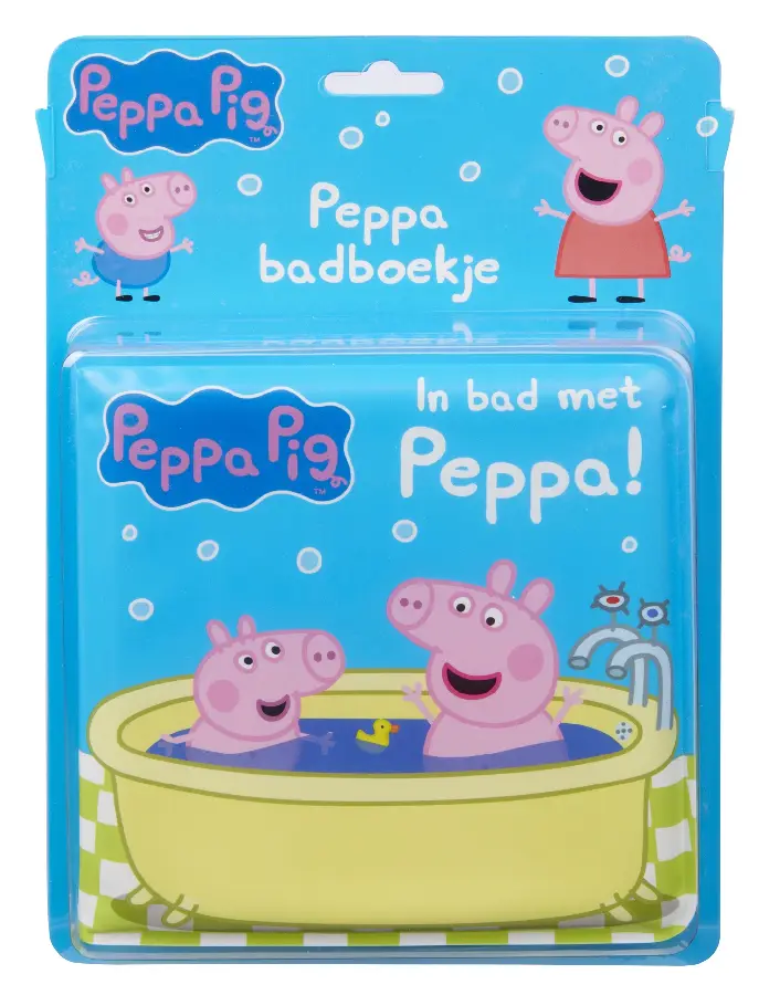 In bad met Peppa!
