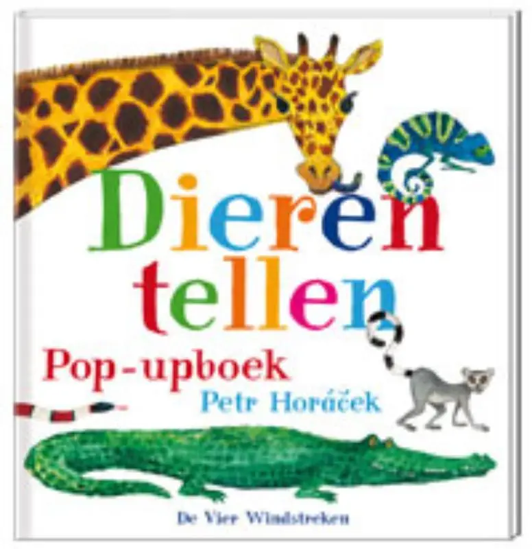 Dieren tellen pop-upboek