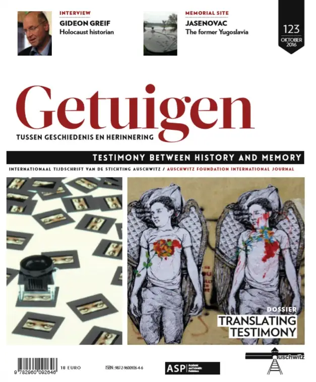 Getuigen tussen geschiedenis en herinnering Nr. 123