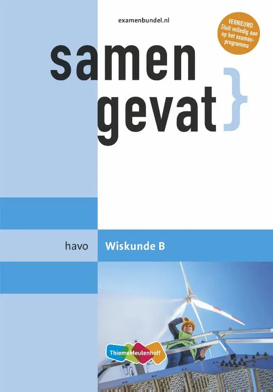 Samengevat / Havo wiskunde B