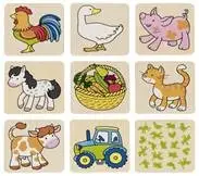 Memospel boerderijdieren hout