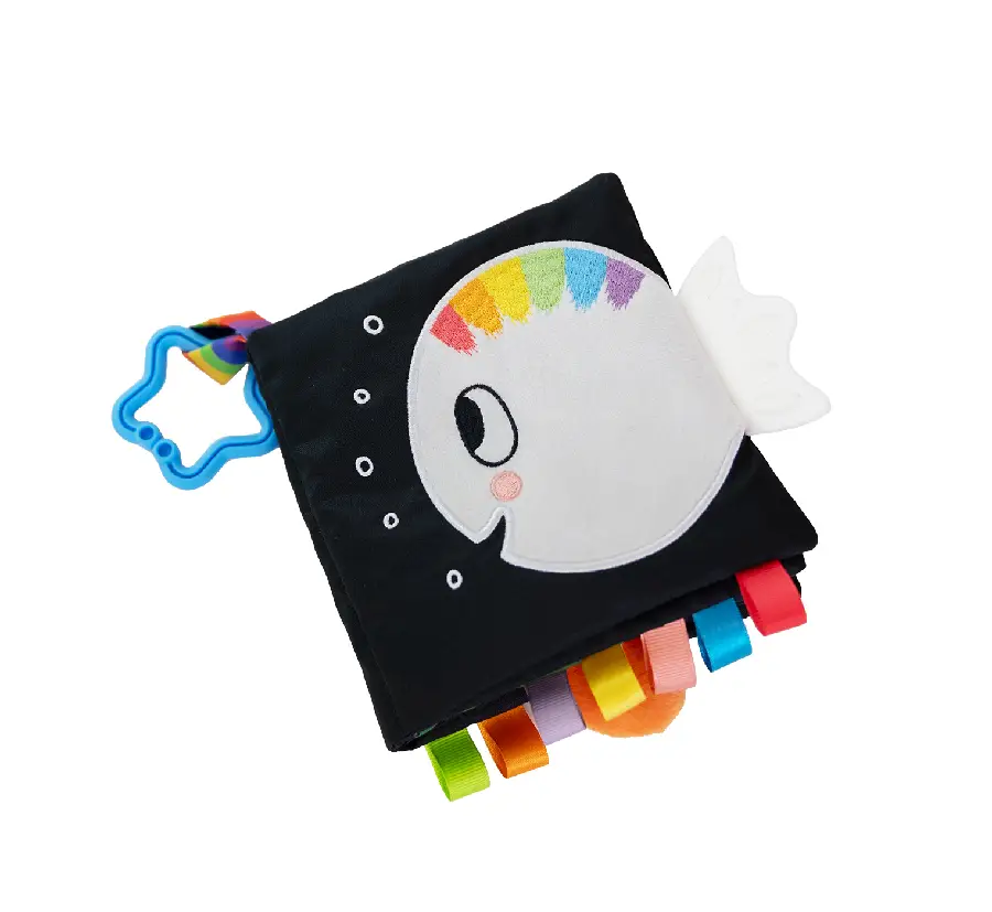 Klein wit visje speelboekje