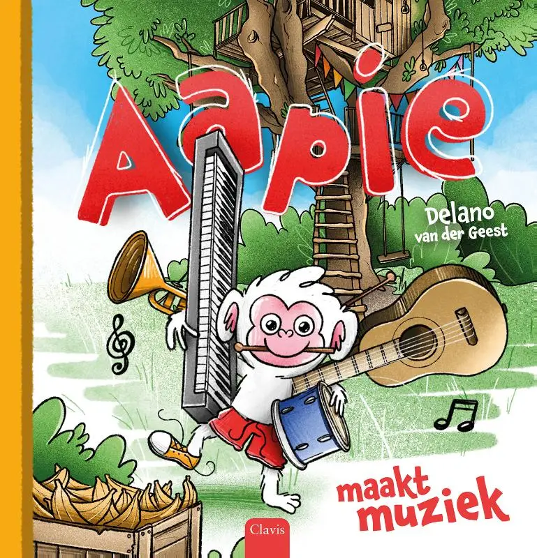 Aapie maakt muziek