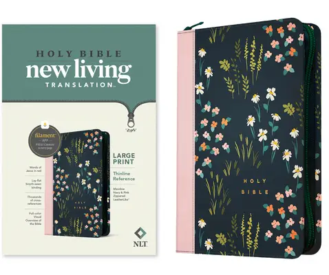 NLT - LP Thinline Reference Zipper Bible