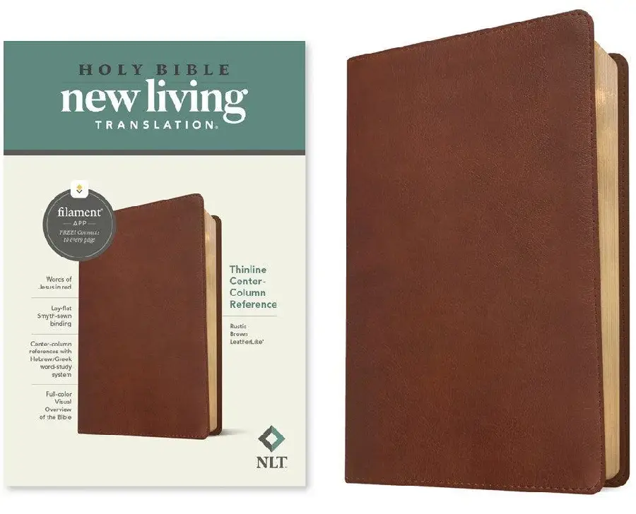 NLT Thinl. Ctr. Col. Ref. Bible