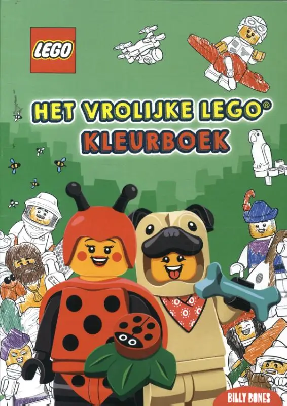 Het vrolijke LEGO kleurboek