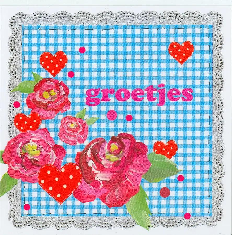 Wenskaart groetjes