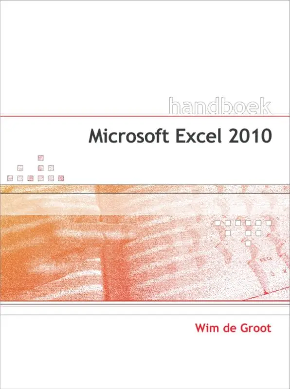Handboek Microsoft Excel 2010