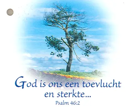 Kadokaartje psalm 46:2