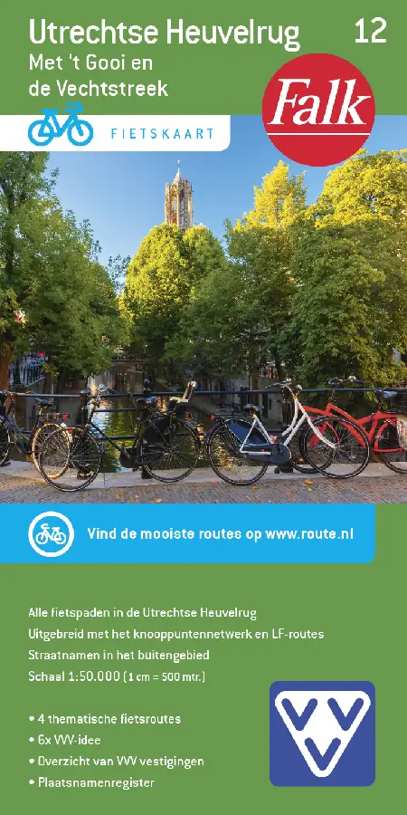 Falk VVV fietskaart 12 Utrechtse Heuvelrug