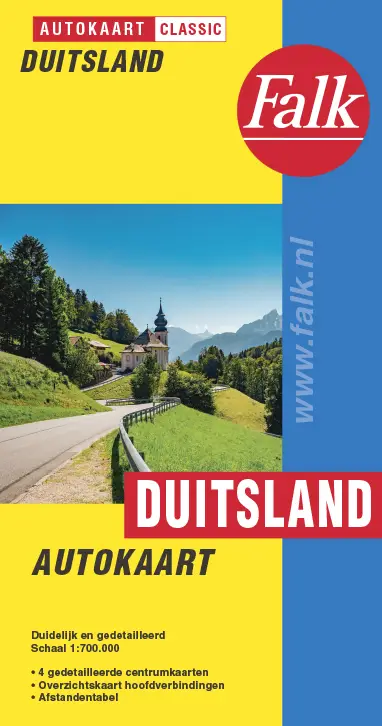 Falk autokaart Duitsland classic