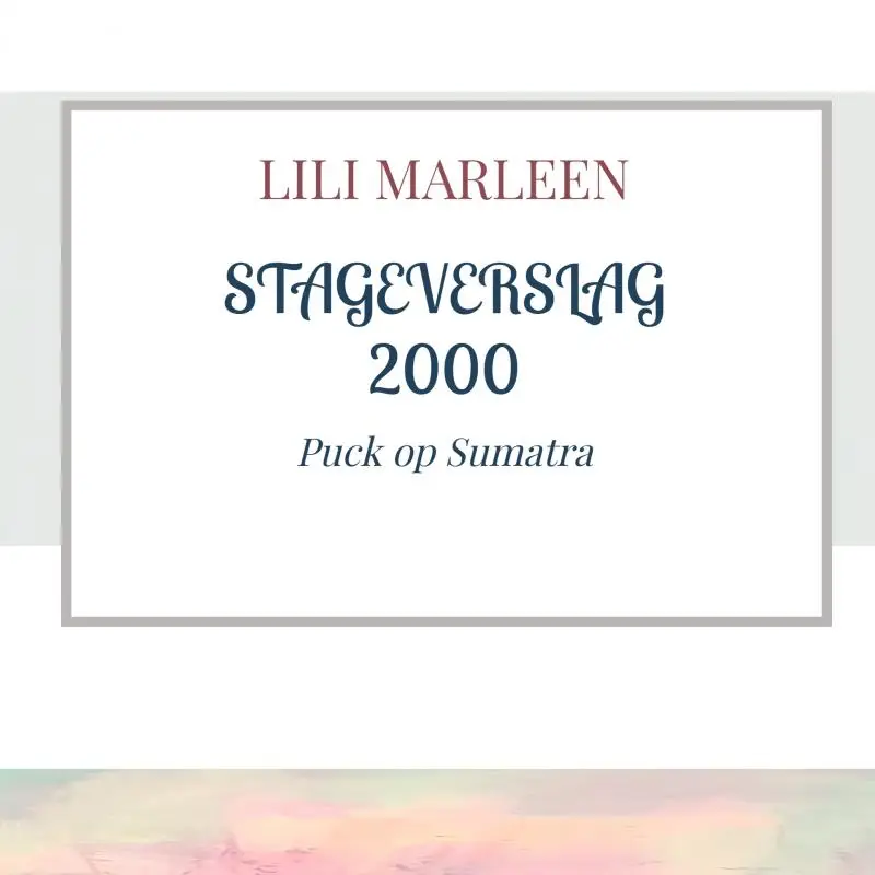 STAGEVERSLAG 2000