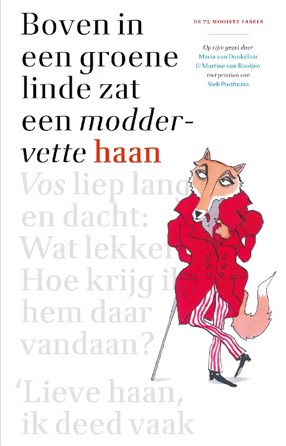 Boven in een groene linde zat een modder