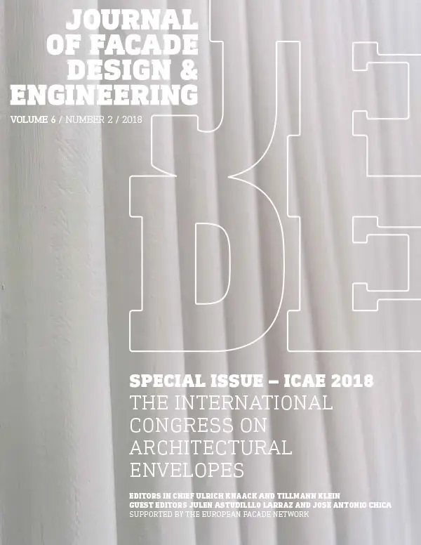 The international congress on architectural envelopes / Special issue-2018