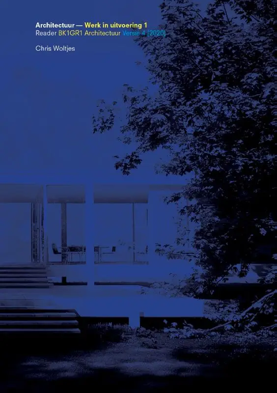 Architectuur - Werk in uitvoering